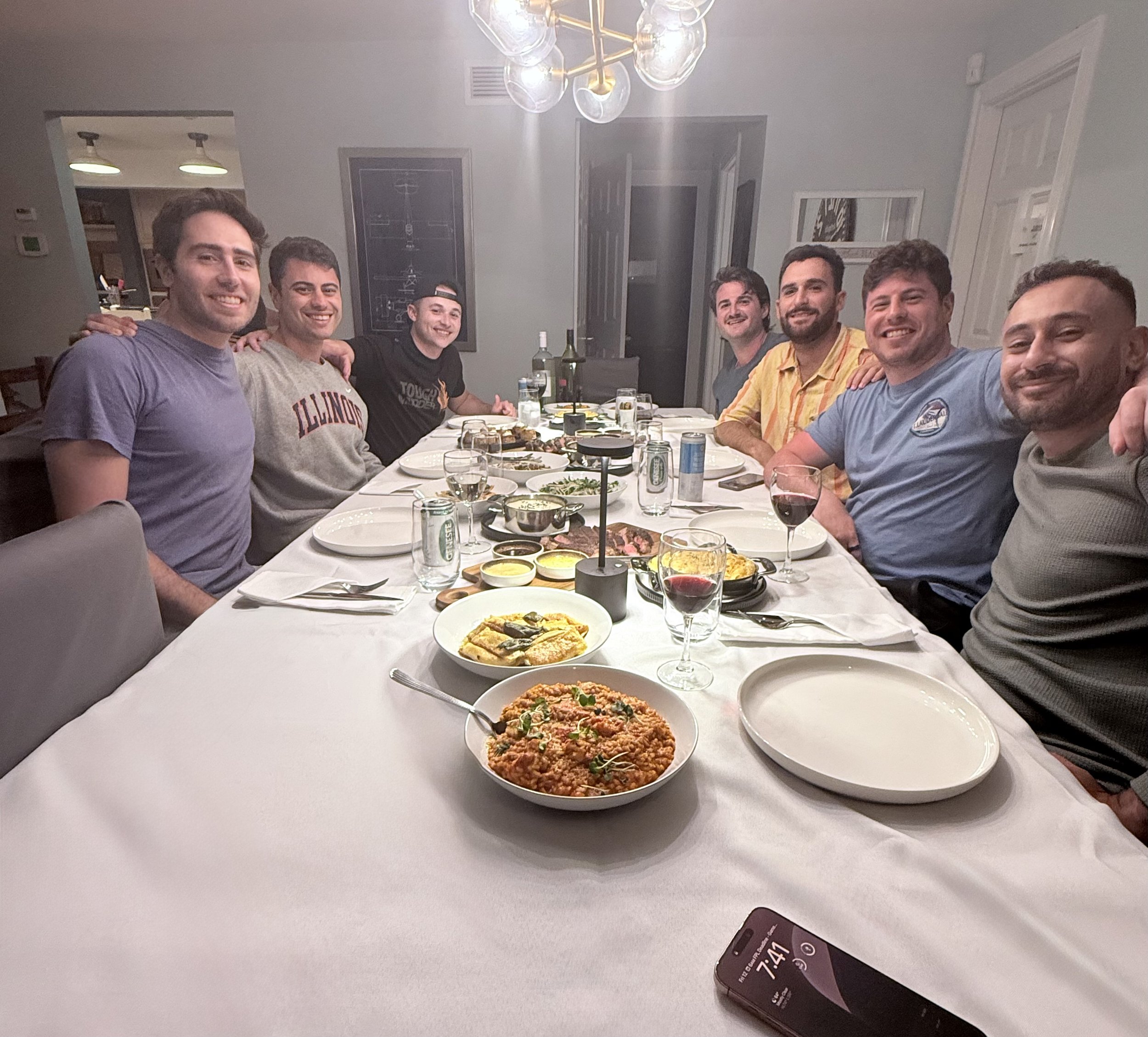 private chef family style dinner 